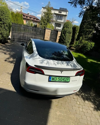 Tesla Model 3 cena 180000 przebieg: 29500, rok produkcji 2022 z Zielonka małe 277